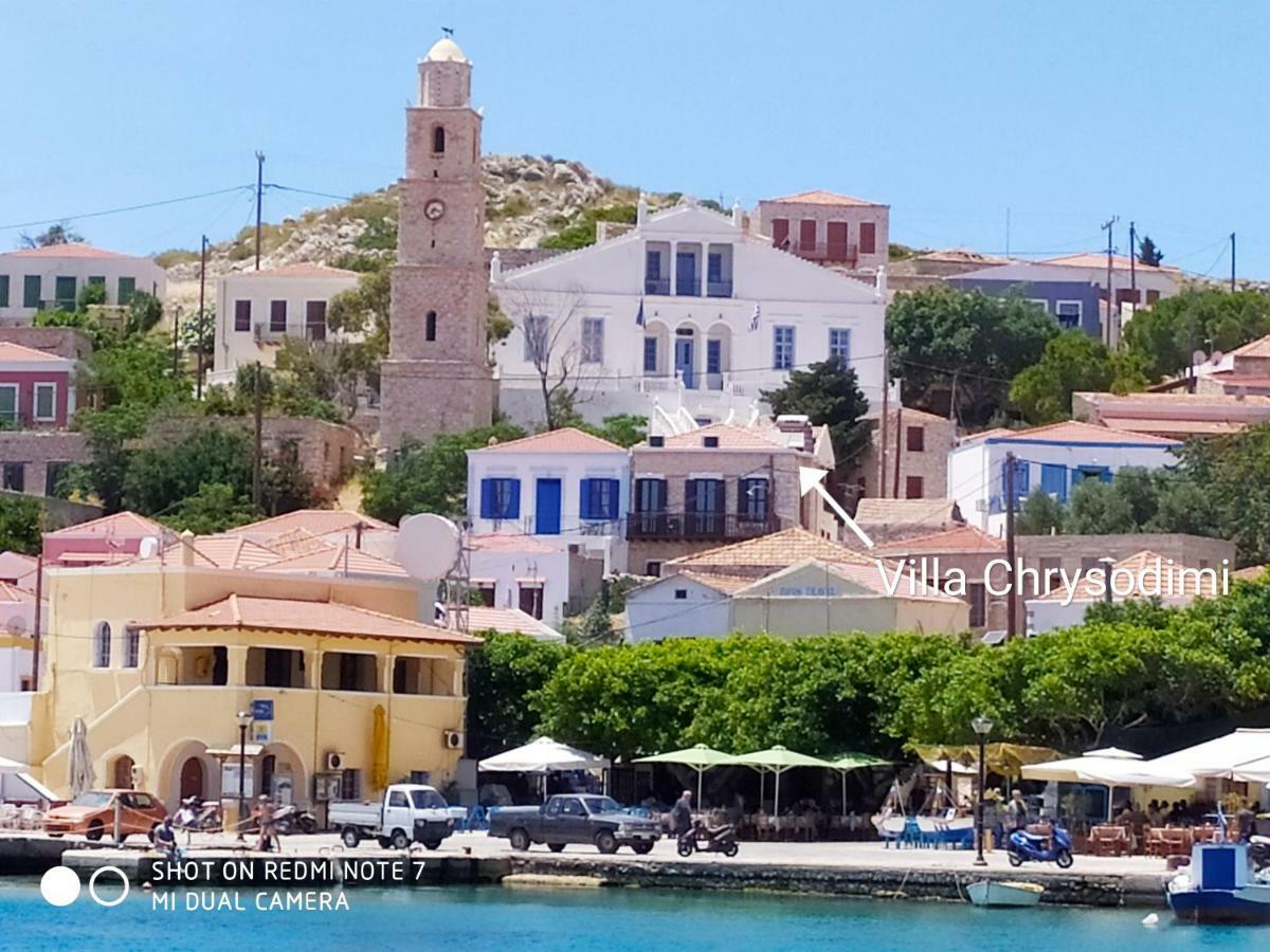 Villa Chrysodimi Chalki Town ภายนอก รูปภาพ